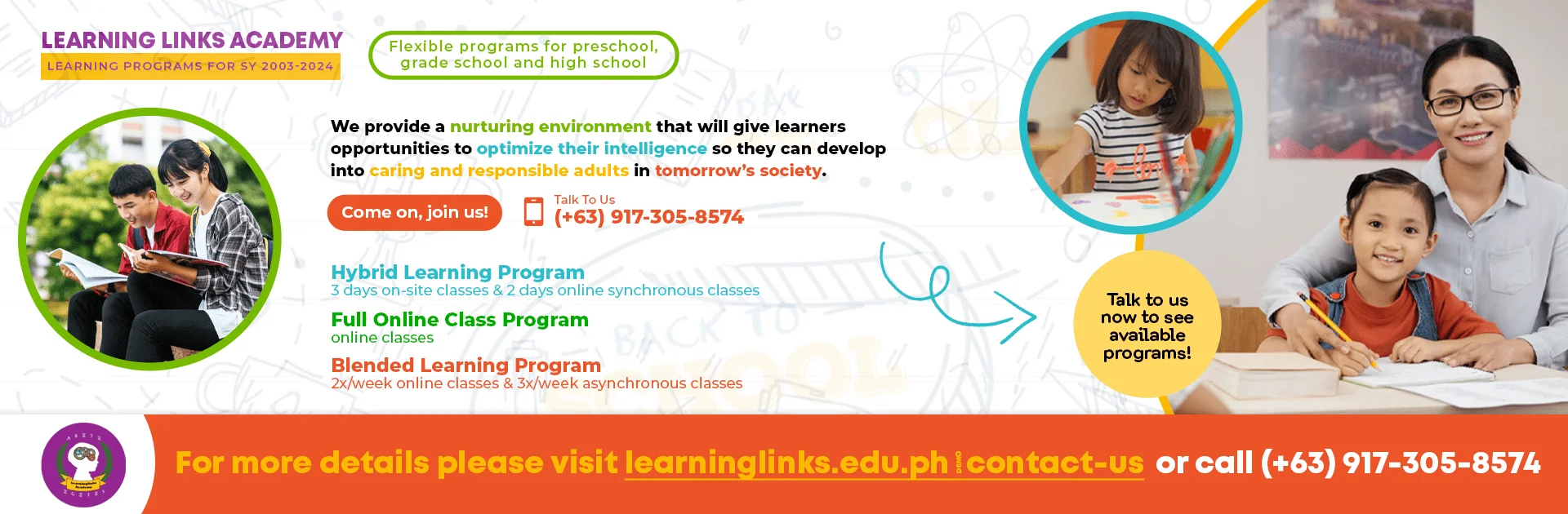 Private School Philippines » Online School Cavite » Learning Links Academy